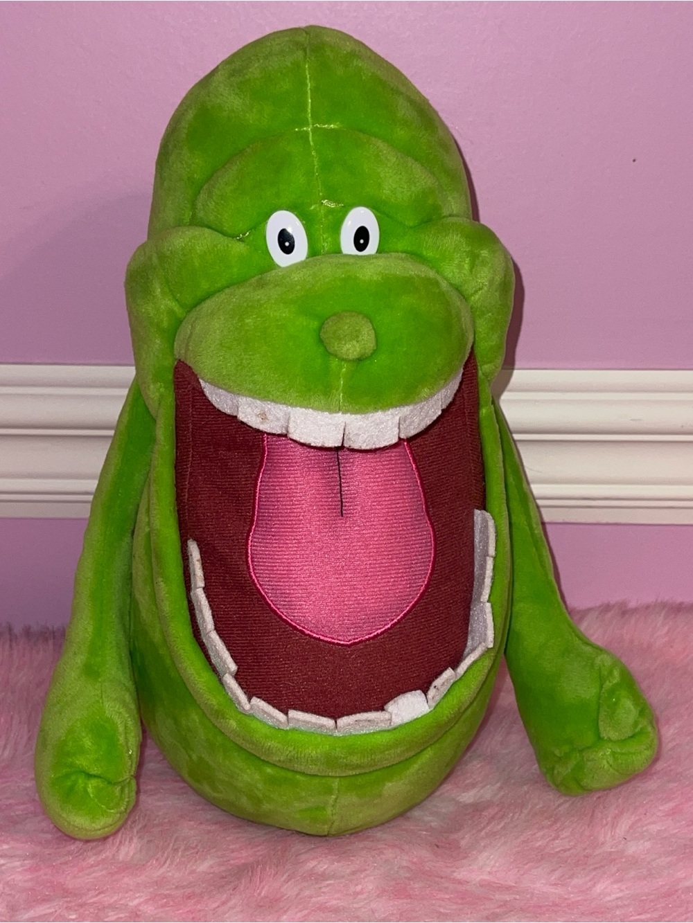 2016 slimer talking ghost ghostbusters plush stuffed animal Halloween doll goth
